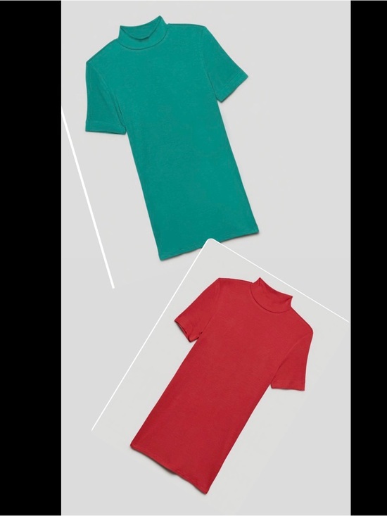 Babaton Other - Babaton Gonzalo Hip T-Shirt - Green & Red Bundle